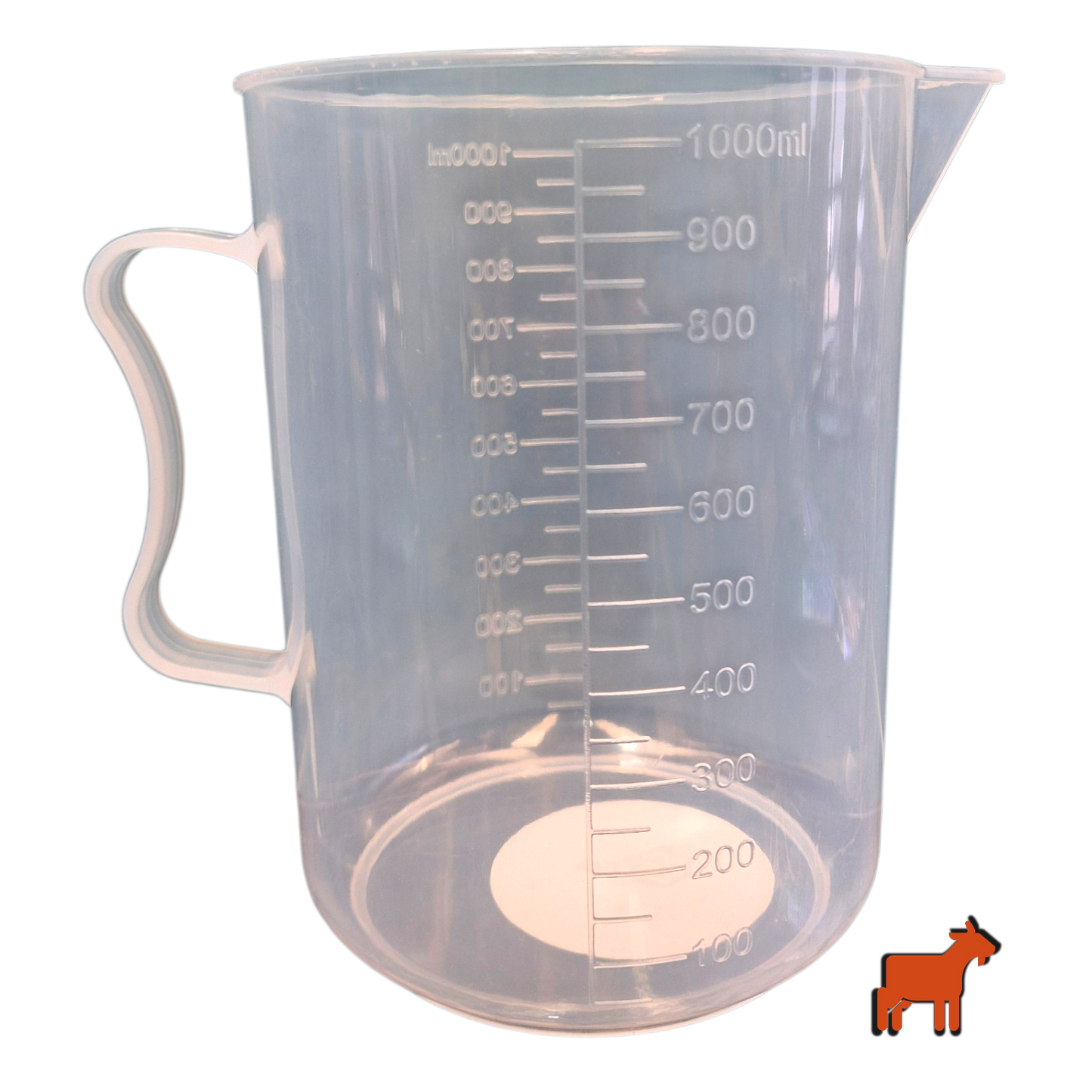 1000ml graduated measuring jug for lawn herbicides, fertilisers and wetting agents