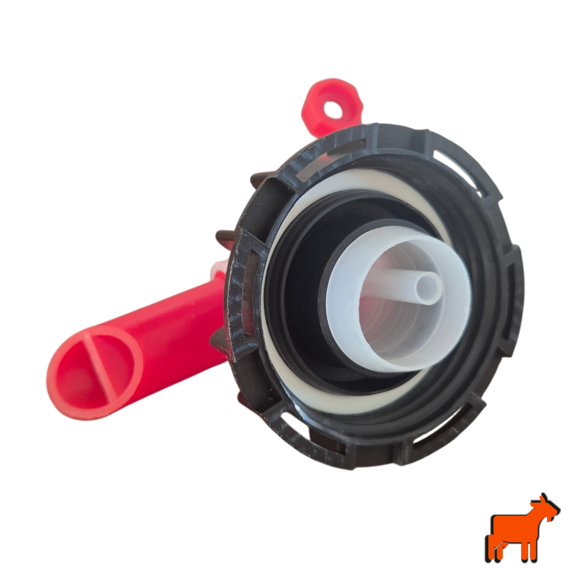 Drum Tap 58mm | Screw-On Dispensing Tap for 10L & 20L Chemical Drums