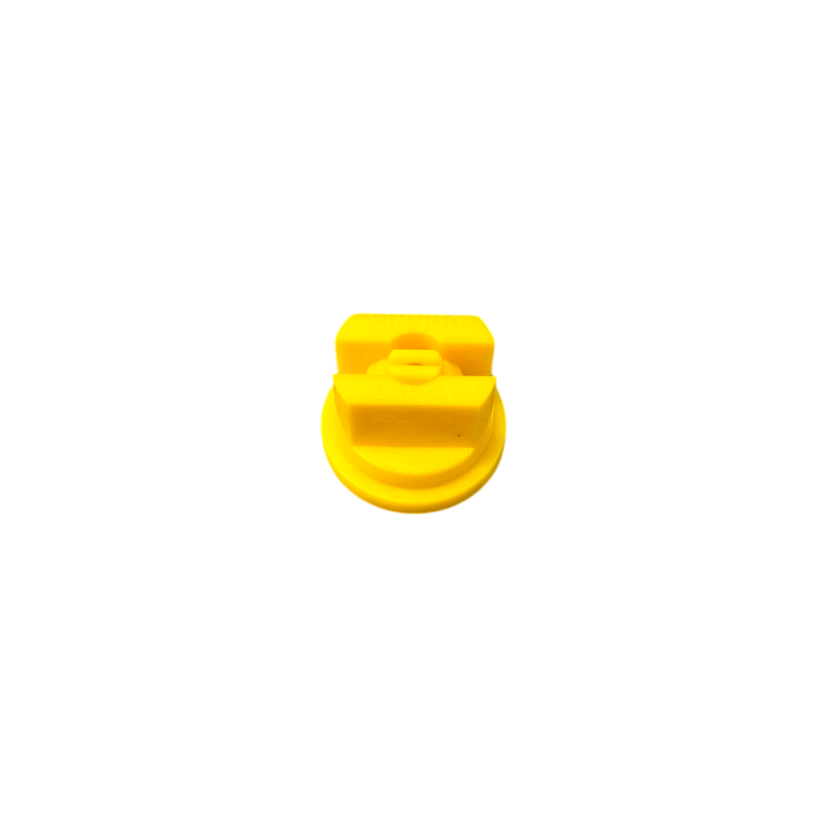 Yellow 02 flat fan pressure sprayer nozzle for medium droplet herbicide and fertiliser application