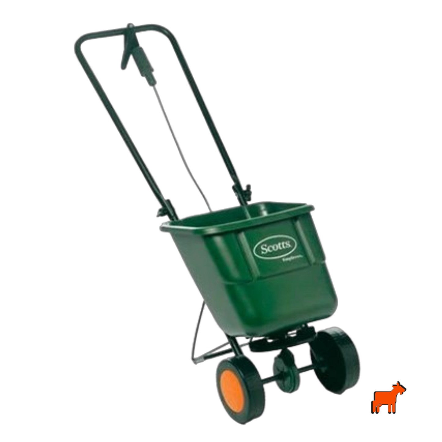 Scotts EasyGreen broadcast fertiliser spreader – 4kg hopper with 2.5m spread width for medium to large Australian lawns