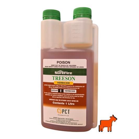 SureFire Treeson Herbicide for control of woody weeds, trees and brush in Australian vegetation management