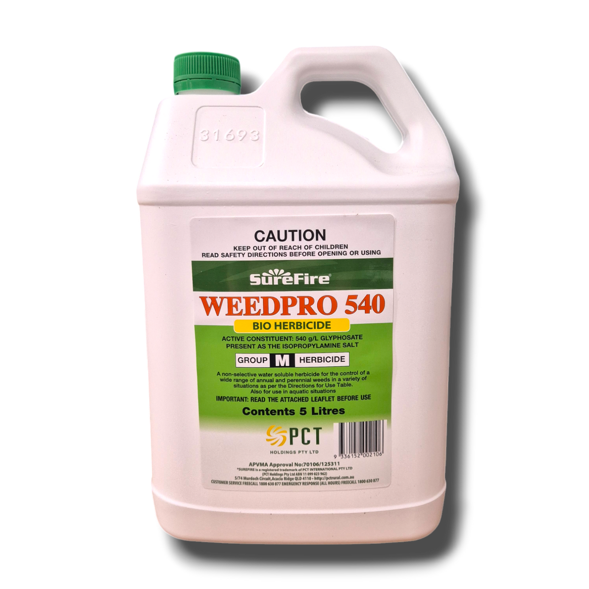 Weed-free driveway and garden area after treatment with Weedpro Glyphosate 540 herbicide