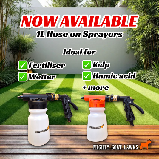 Mighty Goat Lawns - Hose on Sprayer