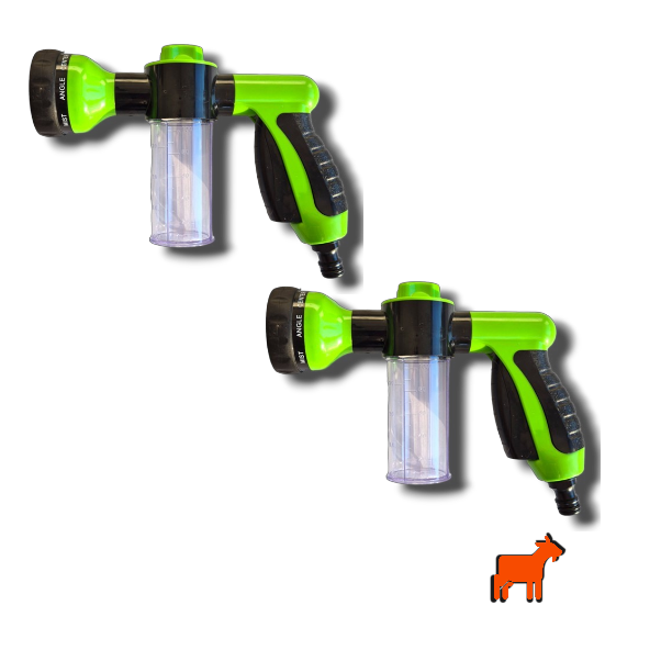 100ml hose-on sprayer twin pack – one for front yard, one for back yard, for convenient lawn care