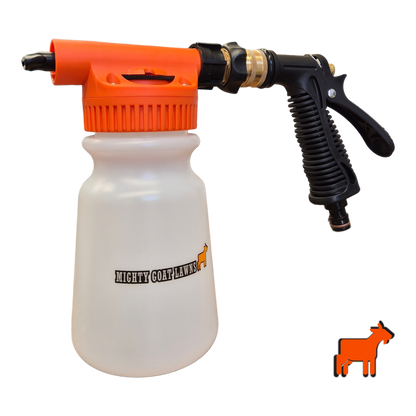 Hose On Sprayer | Mighty Goat Lawns