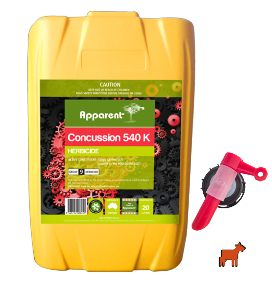 Apparent Concussion 540g/L Glyphosate | 20L