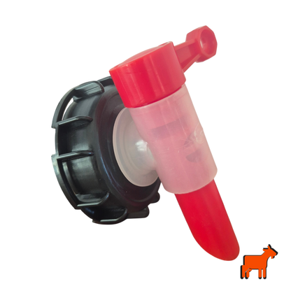 Drum Tap 58mm | Screw-On Dispensing Tap for 10L & 20L Chemical Drums