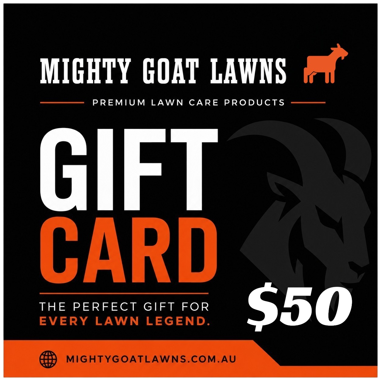 Mighty Goat Lawns - Gift Card Offering
