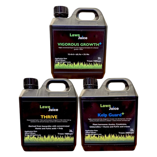 Lawn Juice Liquids Bundle | Kelp, Humic Acid & Nitrogen Liquid Fertiliser
