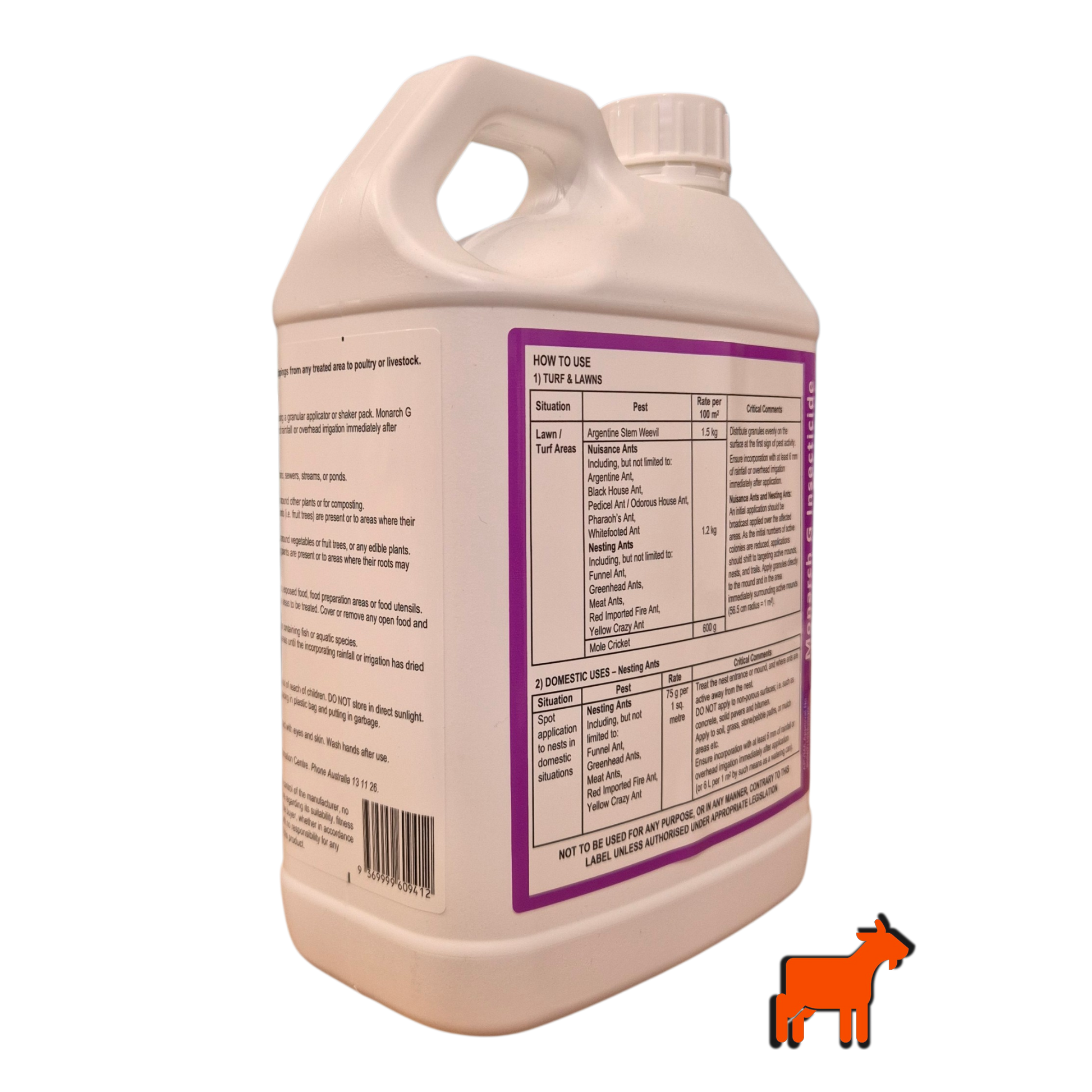 Monarch G Granular Insecticide 2.5kg | Mole Cricket & Ant Control for Lawns
