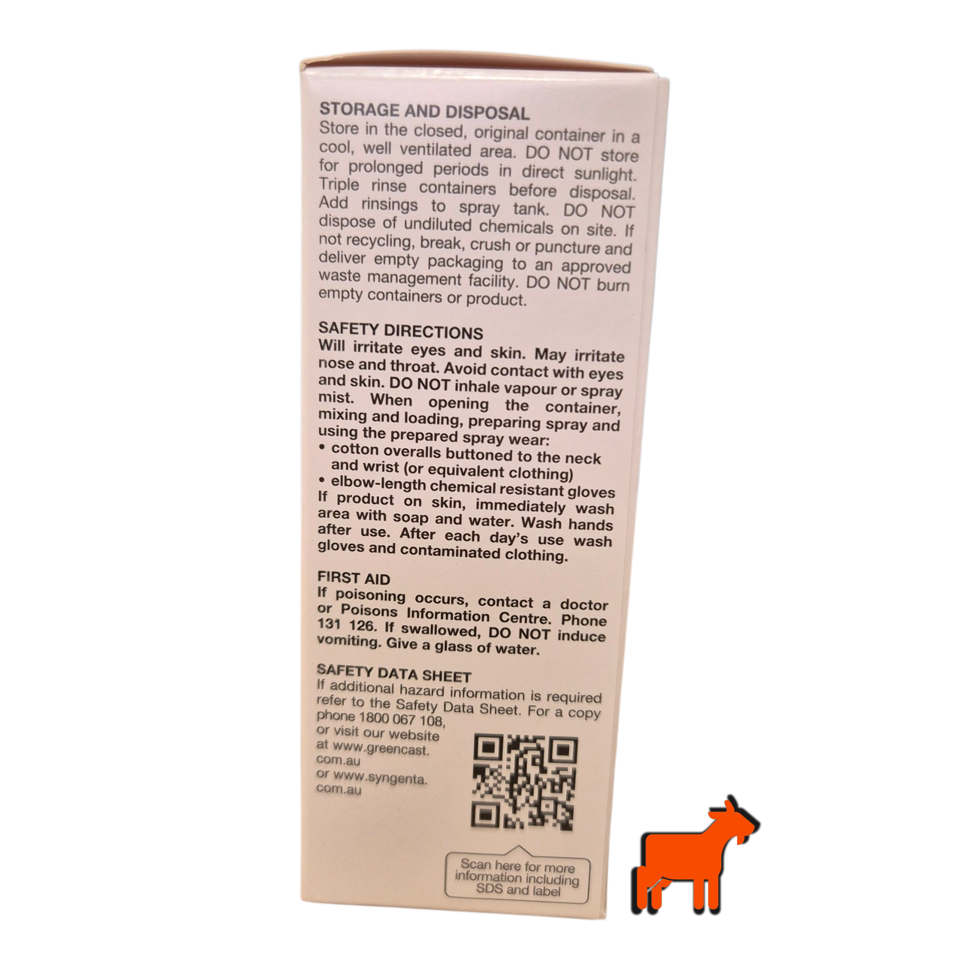 Selective herbicide for couch