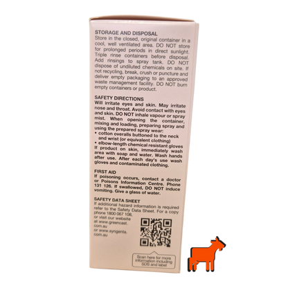 Selective herbicide for couch