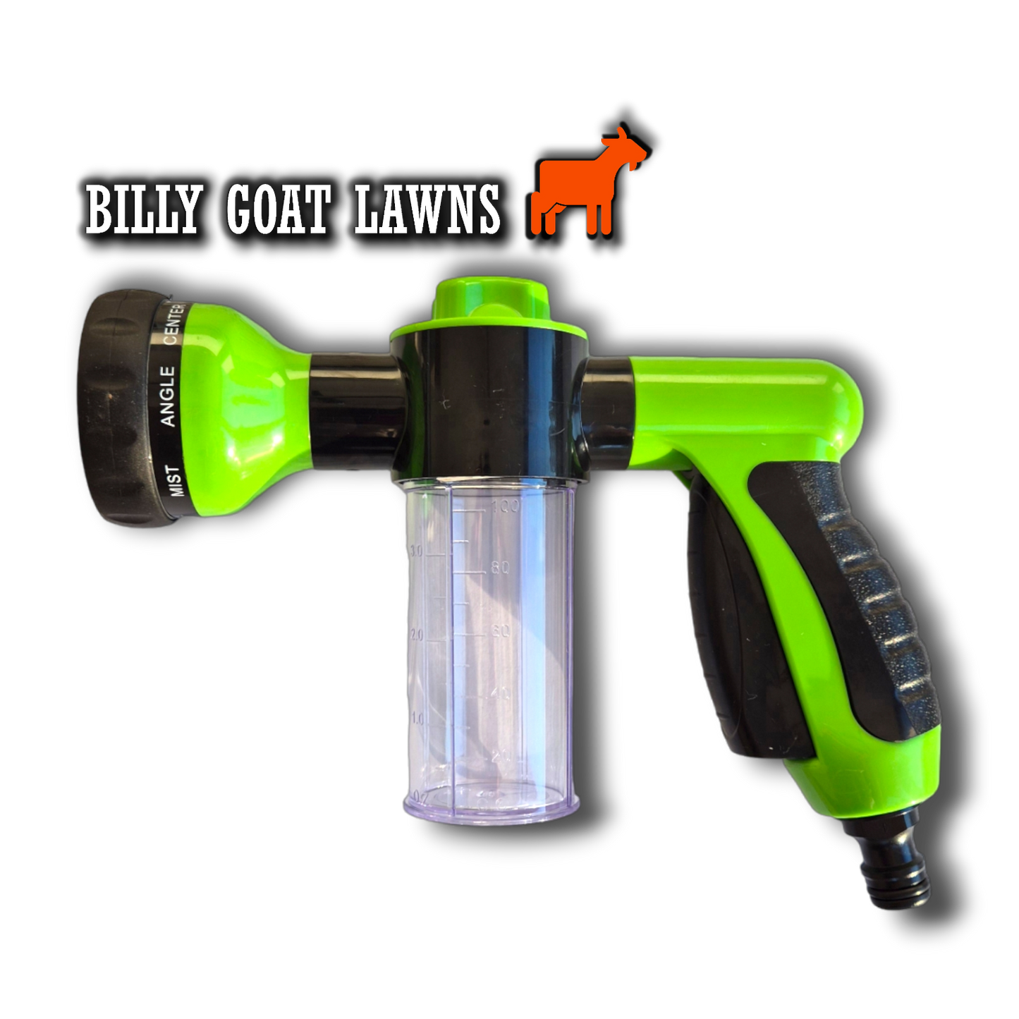 Hose on Sprayer – Mighty Goat Lawns