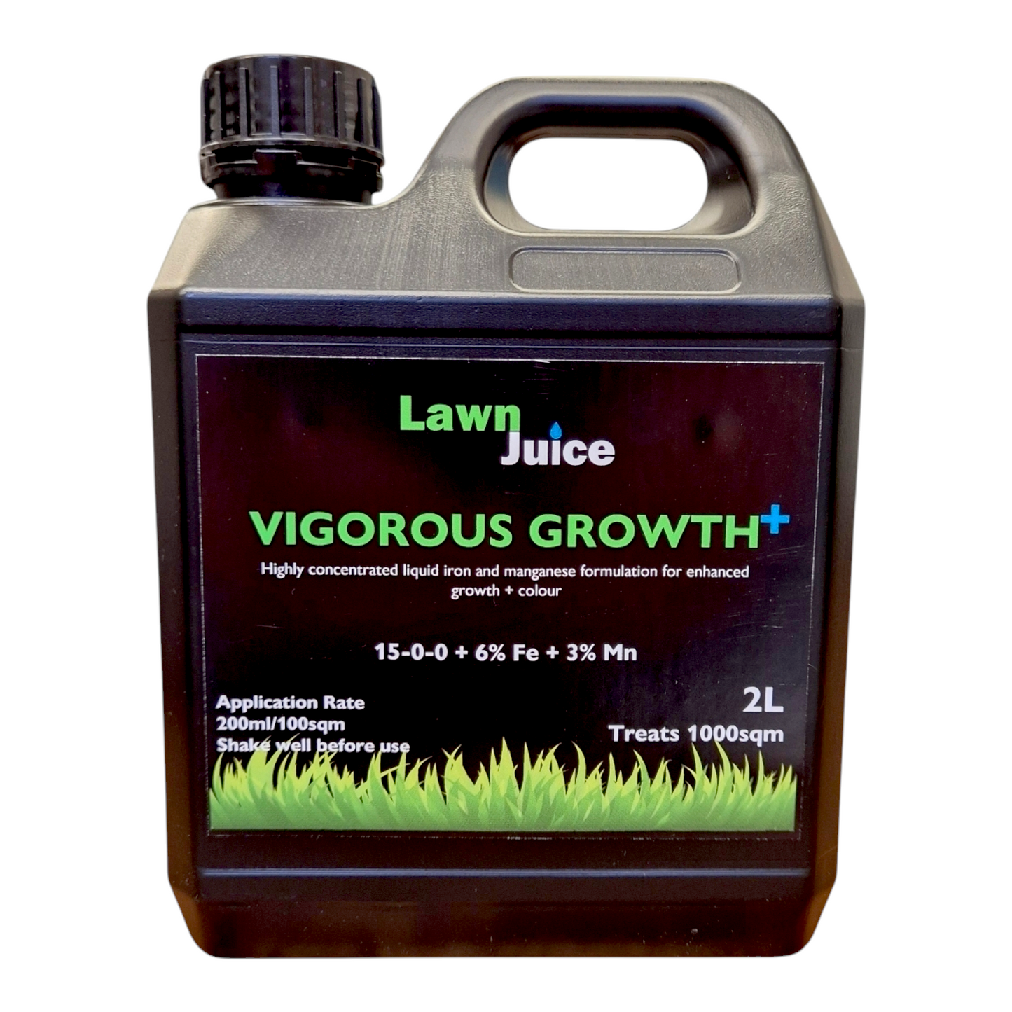 Lawn Juice Vigorous Growth+ 2L – nitrogen and iron liquid fertiliser for green lawns