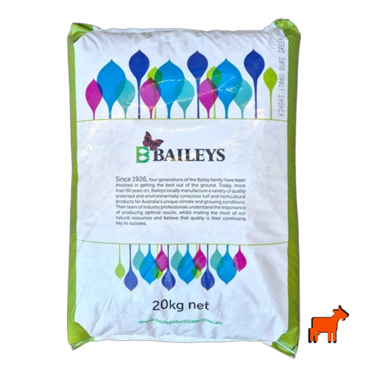 Baileys SureGreen High N 25% nitrogen spring blend lawn fertiliser bag – for Buffalo, Couch and Kikuyu lawns