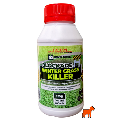 David Grays Wintergrass Killer 125g – selective herbicide safe on Buffalo and Couch lawns