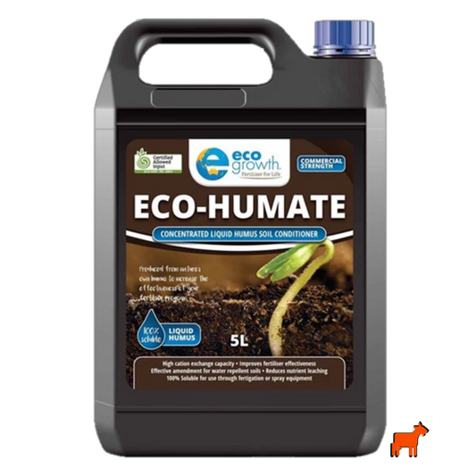 EcoGrowth Eco Humate 5L liquid humus soil conditioner – for sandy, water-repellent and clay soils