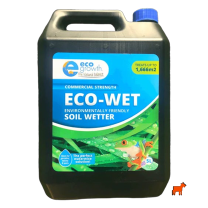 EcoGrowth Eco-Wet 5L liquid wetting agent for medium to large lawn and garden bed applications