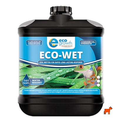 EcoGrowth Eco-Wet 20L concentrated liquid wetting agent for large properties and commercial turf
