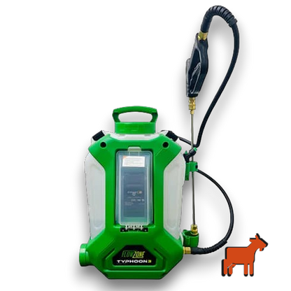 FlowZone Typhoon 3 15L professional battery backpack sprayer – front hero product shot