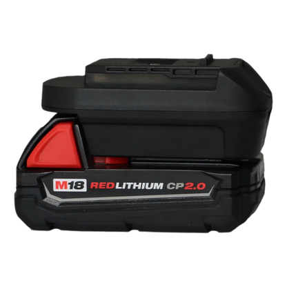FlowZone Typhoon G3 battery adapter with cover plate for accommodating larger cordless tool batteries