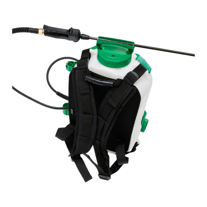 FlowZone Zephyr 3 padded backpack straps and ergonomic harness for comfortable extended spraying