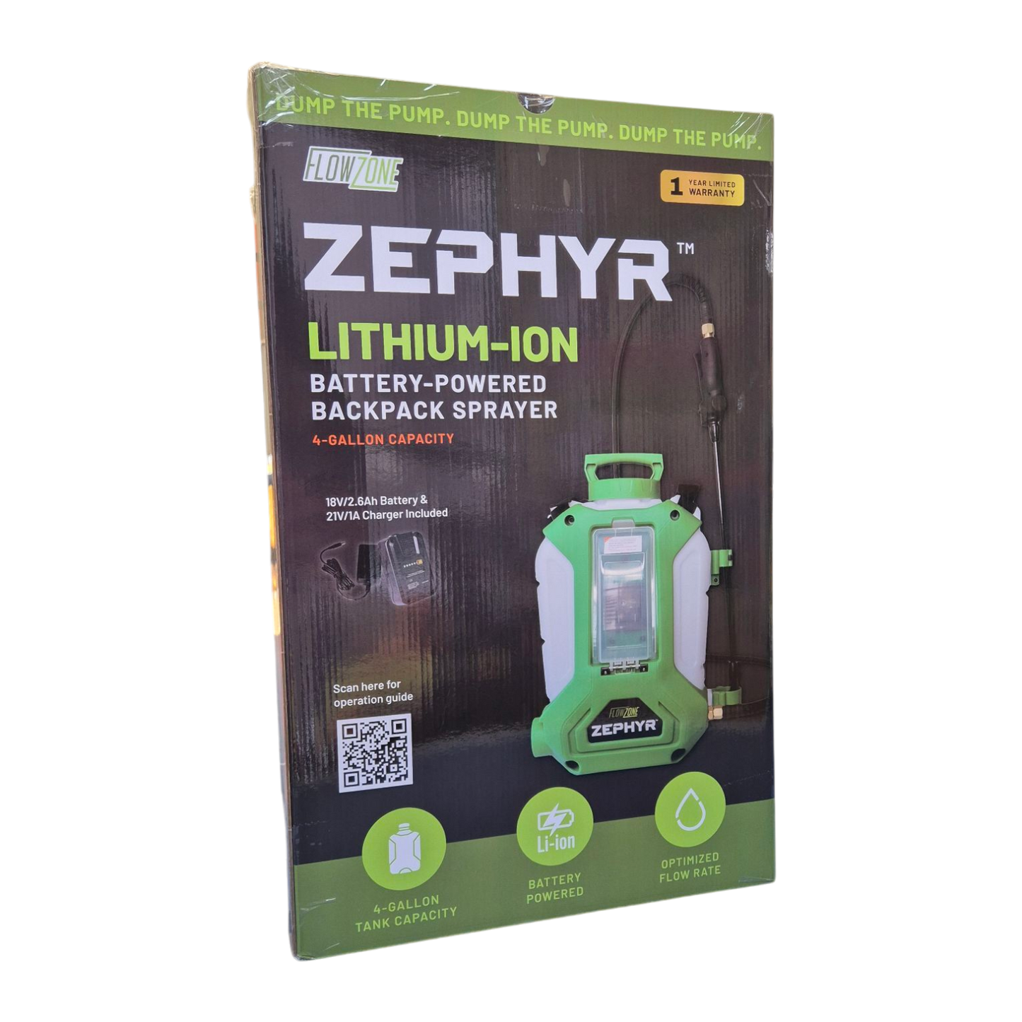 FlowZone Zephyr 3 trolley-adaptable base for transport across large properties