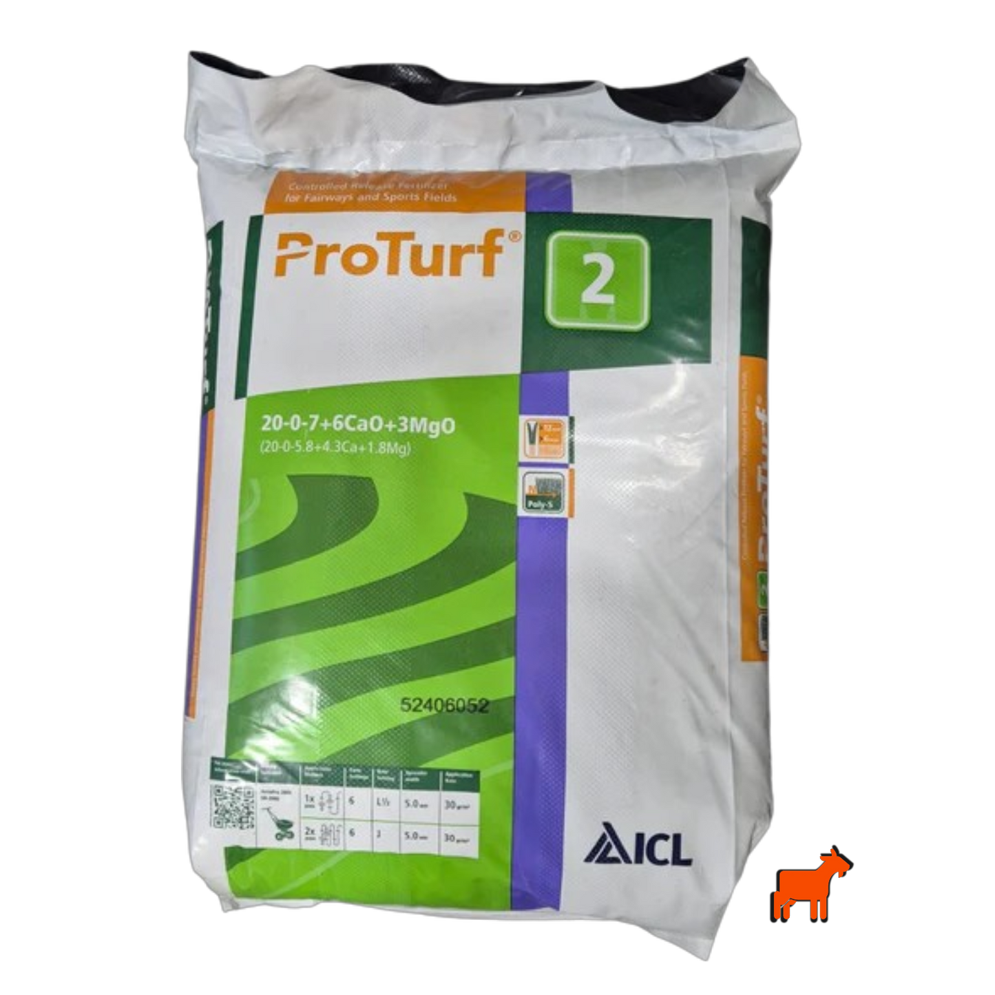 ICL ProTurf Hi-N Mini Prill high nitrogen granular fertiliser with Poly-S controlled release – 5kg and 10kg