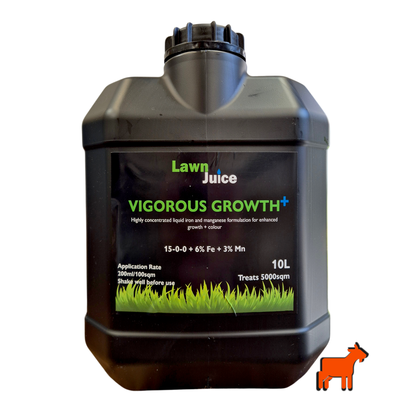 Lawn Juice Vigorous Growth+ being applied to Australian lawn for deep green colour in winter