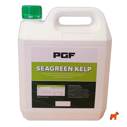 PGF SeaGreen Kelp 4L liquid seaweed and kelp concentrate for root development, microbial activity and disease tolerance