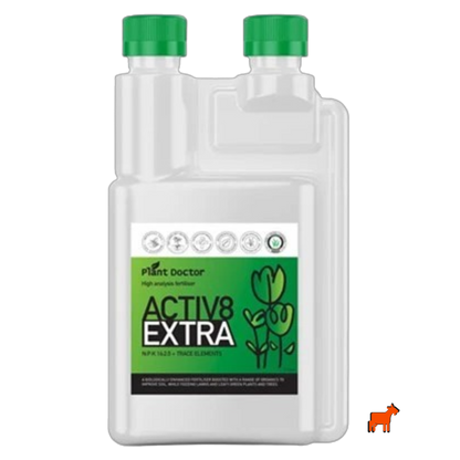 Plant Doctor Activ8EXTRA 1L biologically boosted liquid fertiliser with worm leachate, kelp, fish and fulvic acid