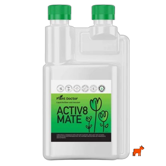 Plant Doctor Activ8mate 1L organic liquid fertiliser and soil inoculant with fish, kelp, worm leachate and humates