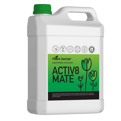 Plant Doctor Activ8mate 4L organic liquid fertiliser for larger lawn and garden treatment areas