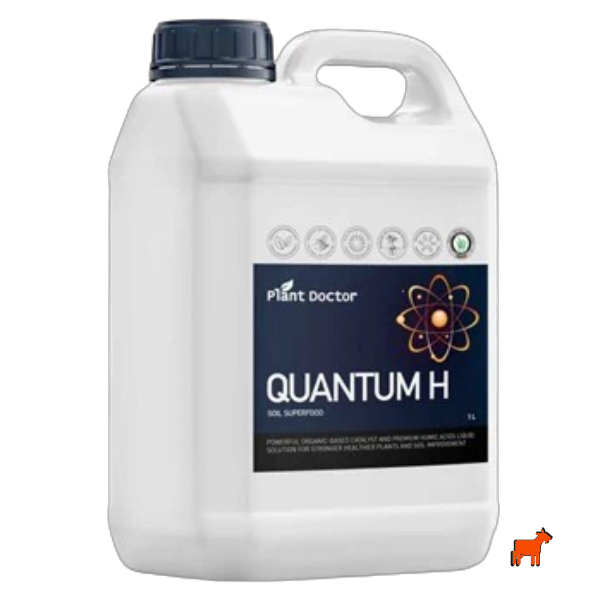 Plant Doctor Quantum H 1L liquid humic and fulvic acid soil conditioner – 100% organic, suitable for lawns and gardens