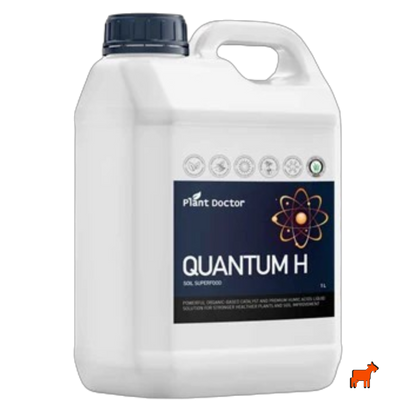 Plant Doctor Quantum H 1L liquid humic and fulvic acid soil conditioner – 100% organic, suitable for lawns and gardens