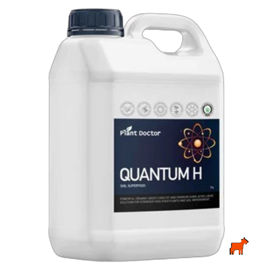 Plant Doctor Quantum H 1L liquid humic and fulvic acid soil conditioner – 100% organic, suitable for lawns and gardens