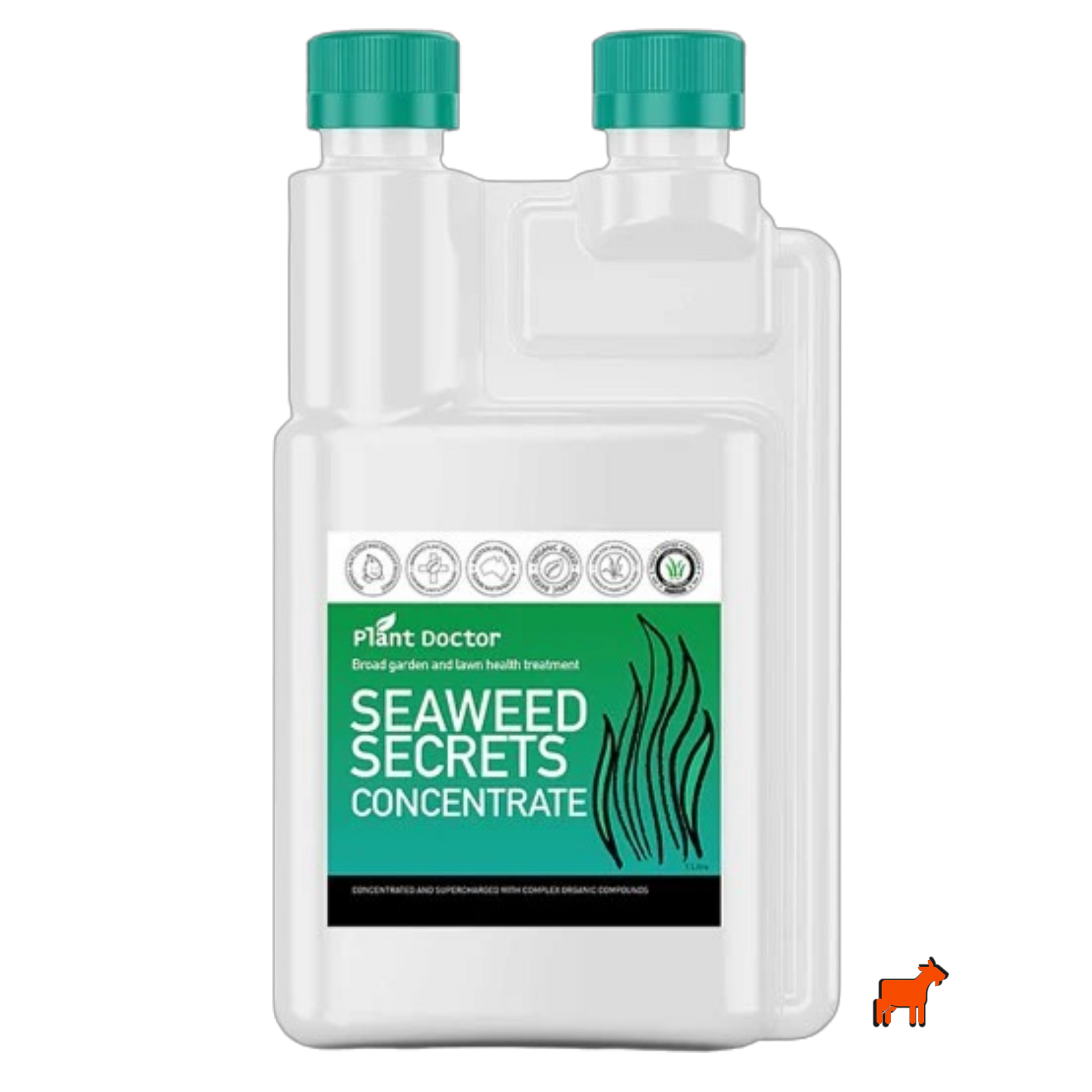 Plant Doctor Seaweed Secrets 1L liquid kelp biostimulant – 77 minerals, 17 amino acids and fulvic acid for lawn and garden root stimulation