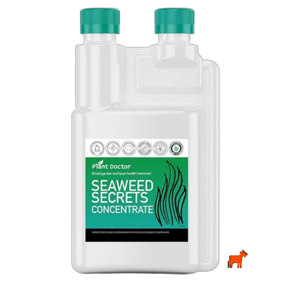 Plant Doctor Seaweed Secrets 1L liquid kelp biostimulant – 77 minerals, 17 amino acids and fulvic acid for lawn and garden root stimulation