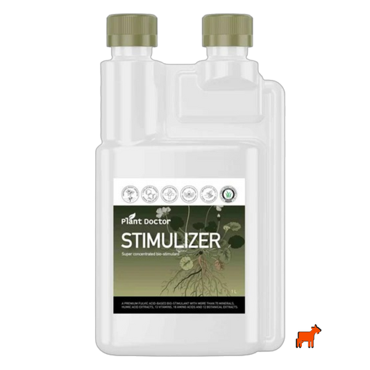 Plant Doctor Stimulizer 1L super concentrate fulvic acid biostimulant – 75+ minerals, 13 vitamins and 18 amino acids for lawns and gardens