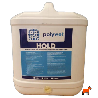 Polywet Hold 20L residual soil wetting agent for dry patch prevention and hydrophobic soil treatment