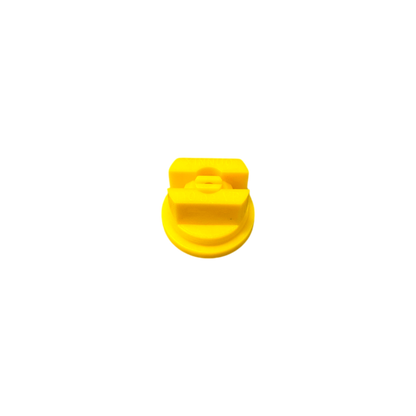 Yellow 02 flat fan pressure sprayer nozzle for medium droplet herbicide and fertiliser application