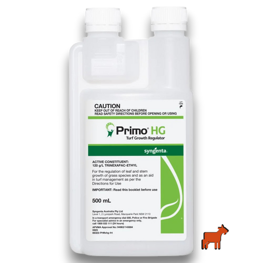 Primo HG Turf Growth Regulator 500ml – Syngenta PGR for reducing lawn mowing and improving turf density