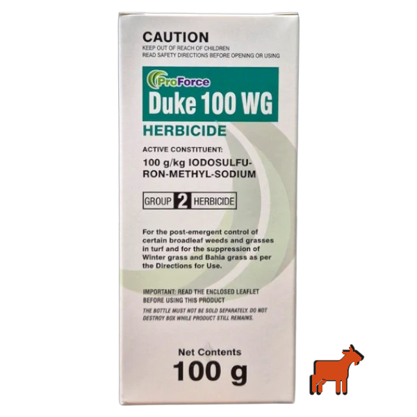 ProForce Duke 100WG herbicide 100g pack – larger size for treating bigger lawns with onion weed and broadleaf weeds