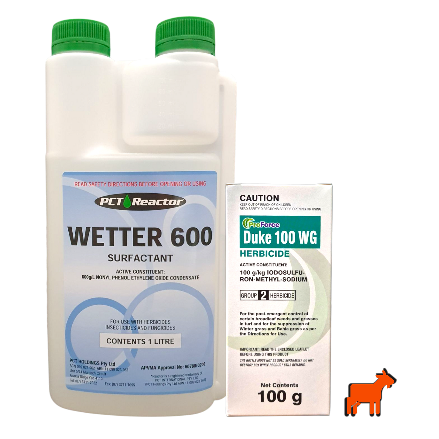 ProForce Duke 100g selective herbicide for bindii, clover, onion weed and guildford grass in Australian lawns