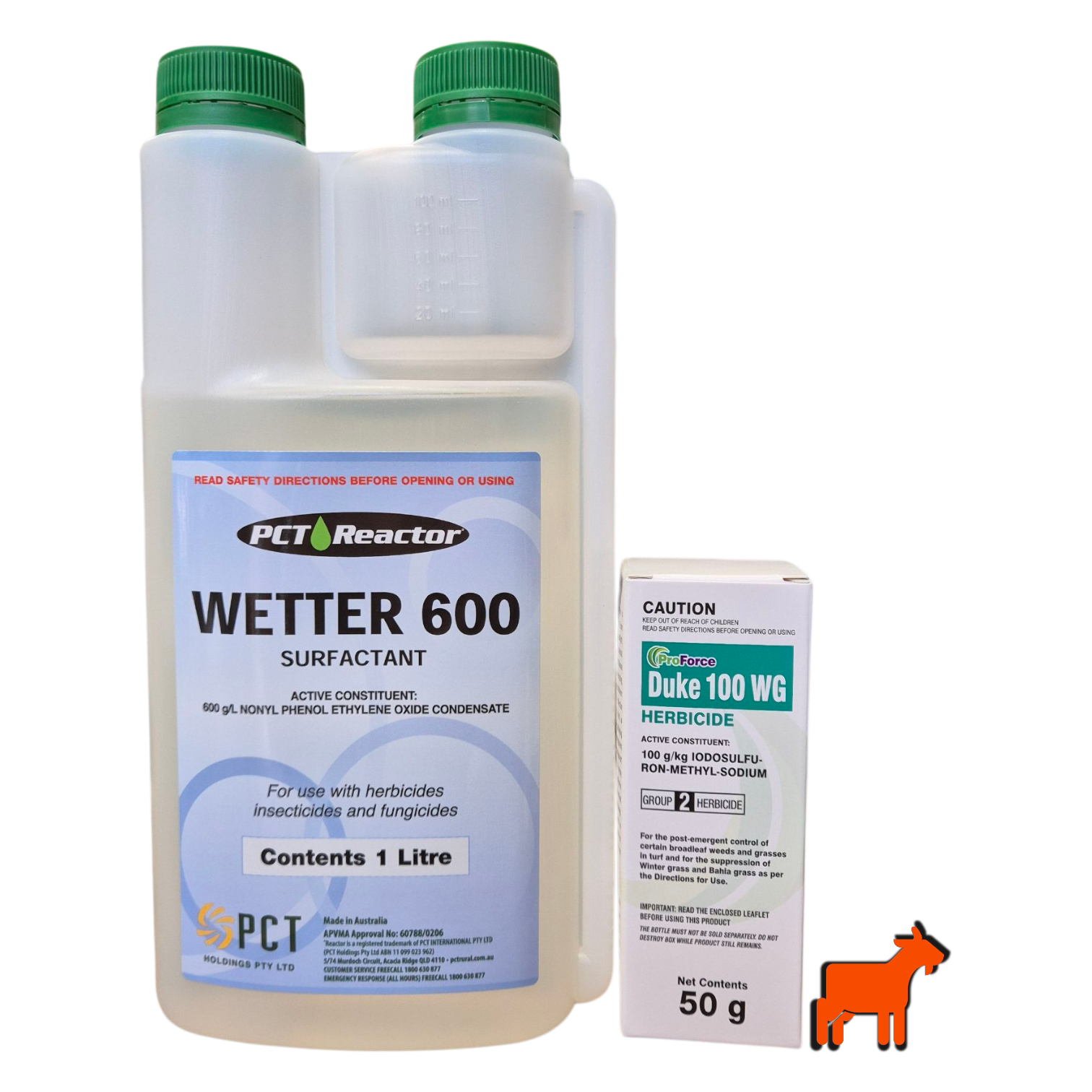 ProForce Duke herbicide and Wetter 600 surfactant bundle for onion weed and broadleaf weed control