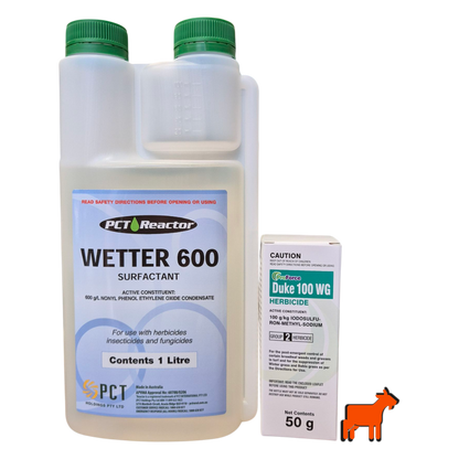 ProForce Duke herbicide and Wetter 600 surfactant bundle for onion weed and broadleaf weed control