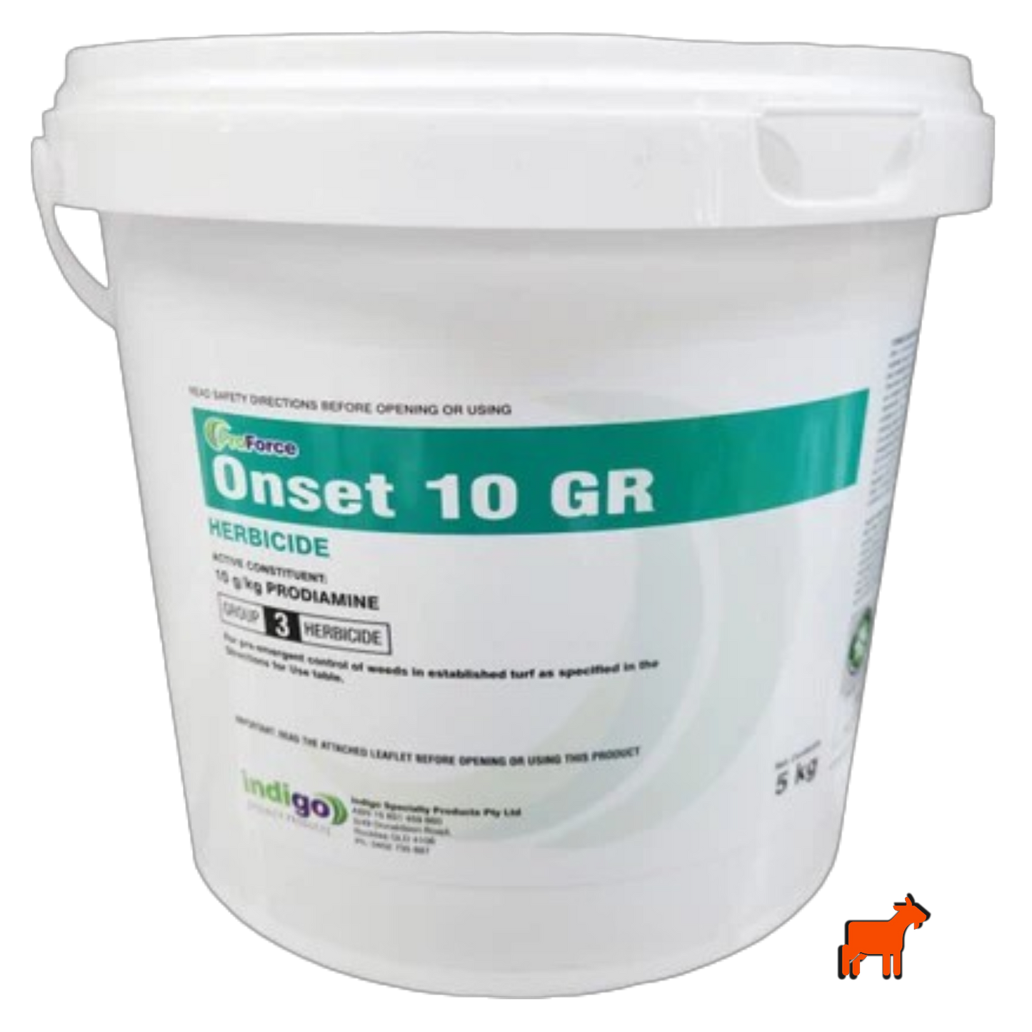 ProForce Onset 10GR granular pre-emergent herbicide for Parramatta grass, crabgrass and summergrass control in Australian lawns