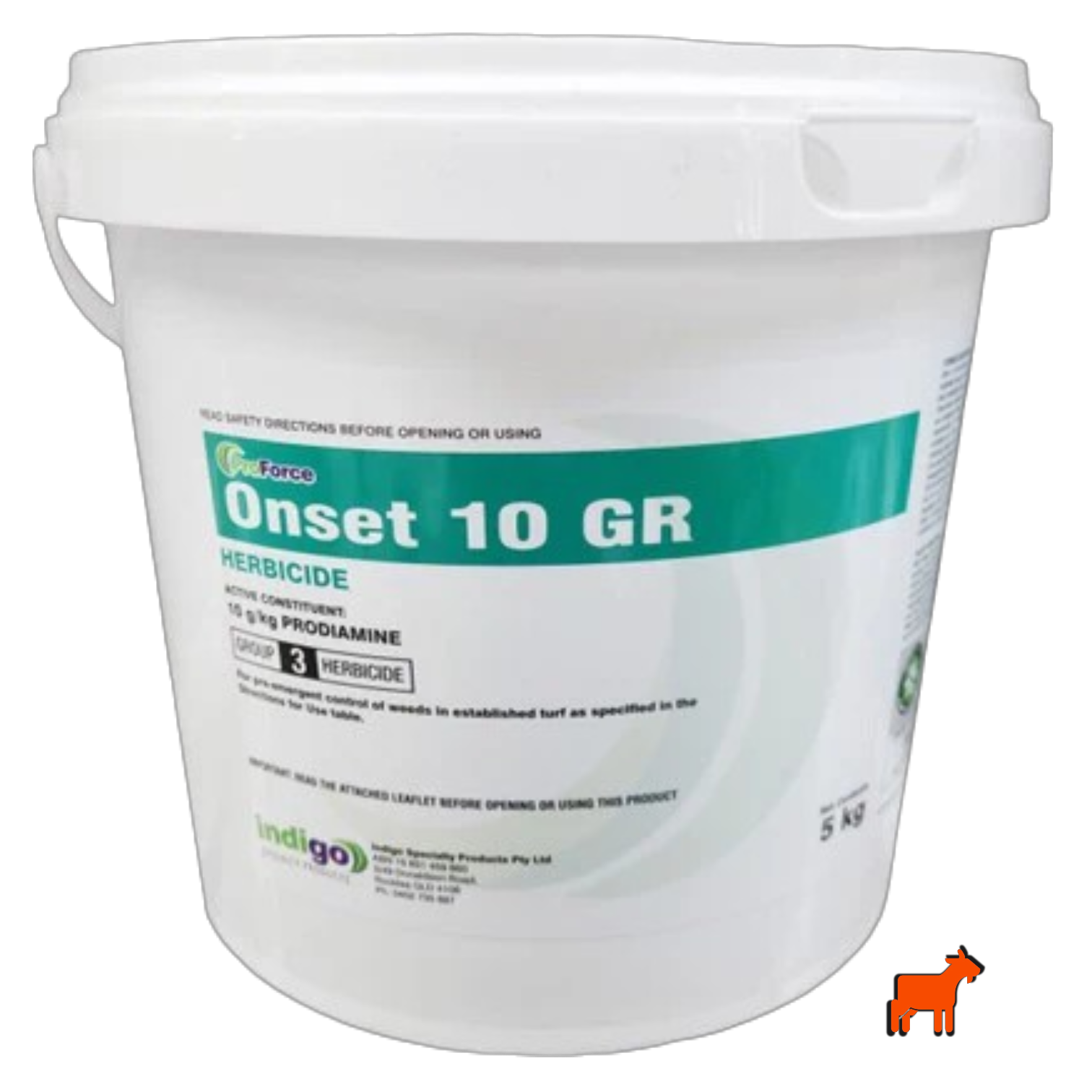 ProForce Onset 10GR granular pre-emergent herbicide for Parramatta grass, crabgrass and summergrass control in Australian lawns
