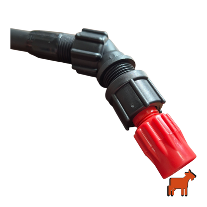 Safety pressure relief valve detail on Solo 409 hand held sprayer