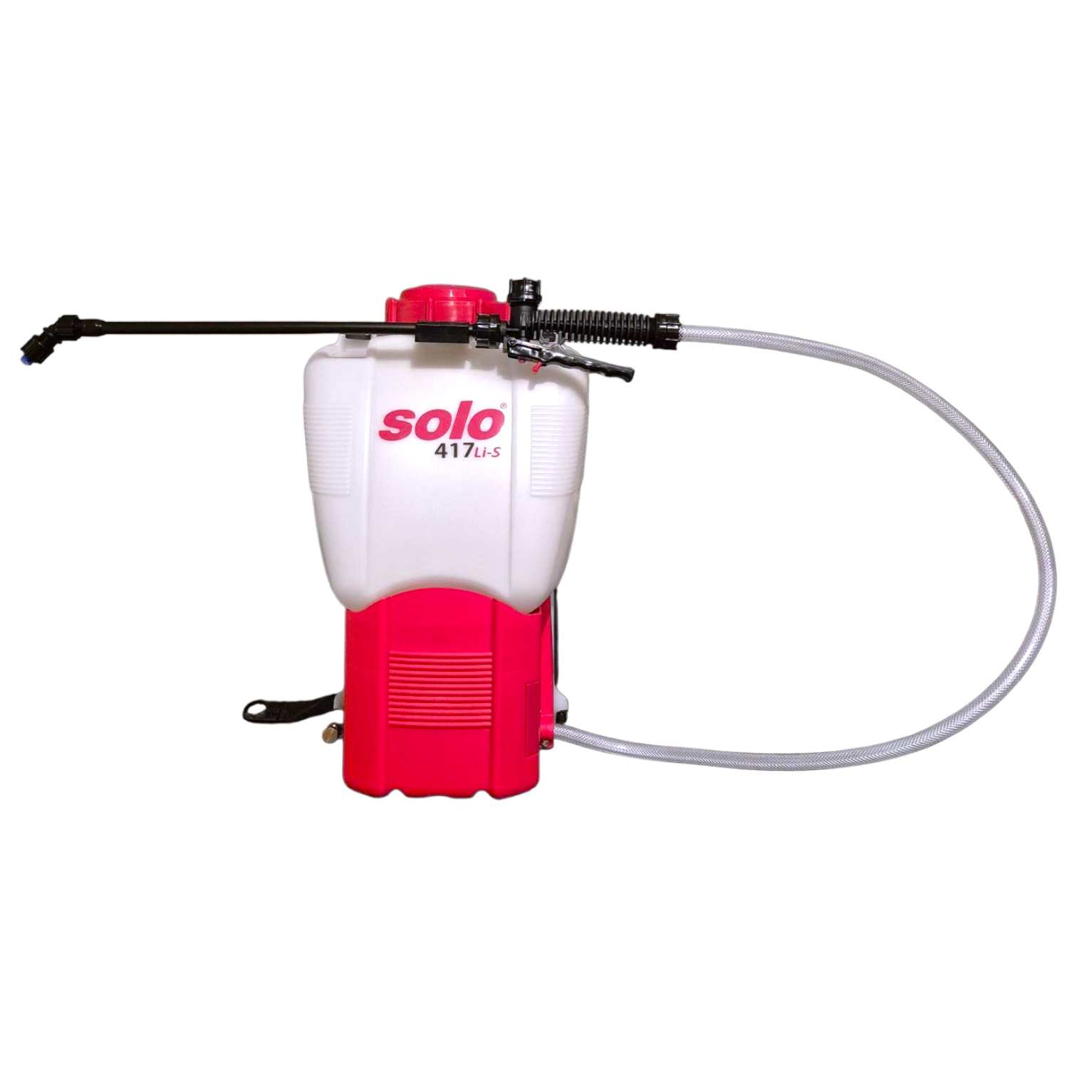 Solo patented handpiece and two-speed 12V pump detail on Solo 417Li-S